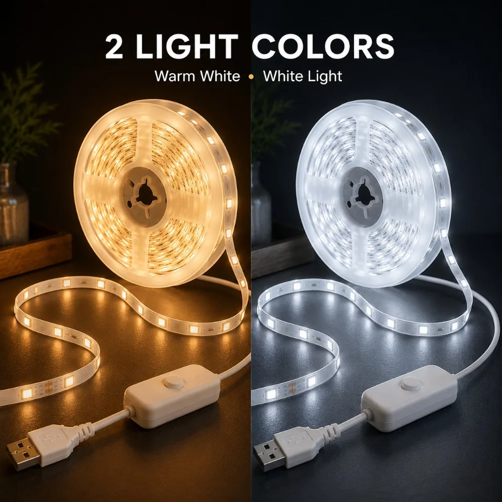 LED Strip Lights USB Button Co - Lighting Decoration Ideas ulasan dan harga