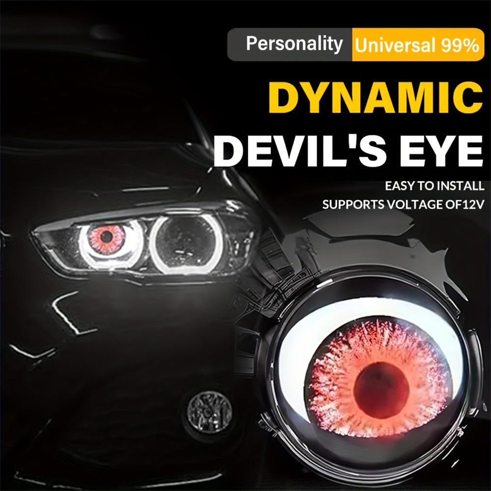  6-Mode Led Dynamic Devil Eye - Lighting Decoration Ideas ulasan dan harga