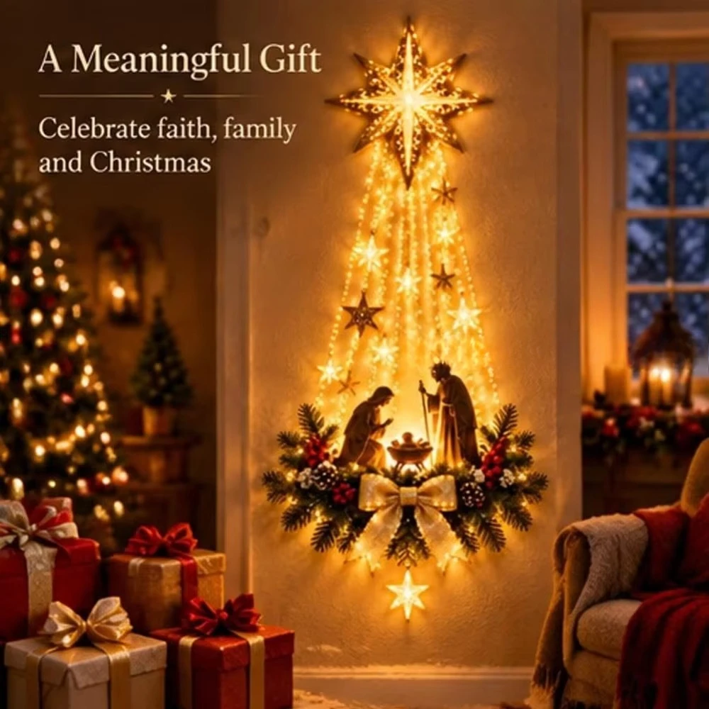 Bethlehem Star of Faith Lighte - Lighting Christmas Decor ulasan dan harga