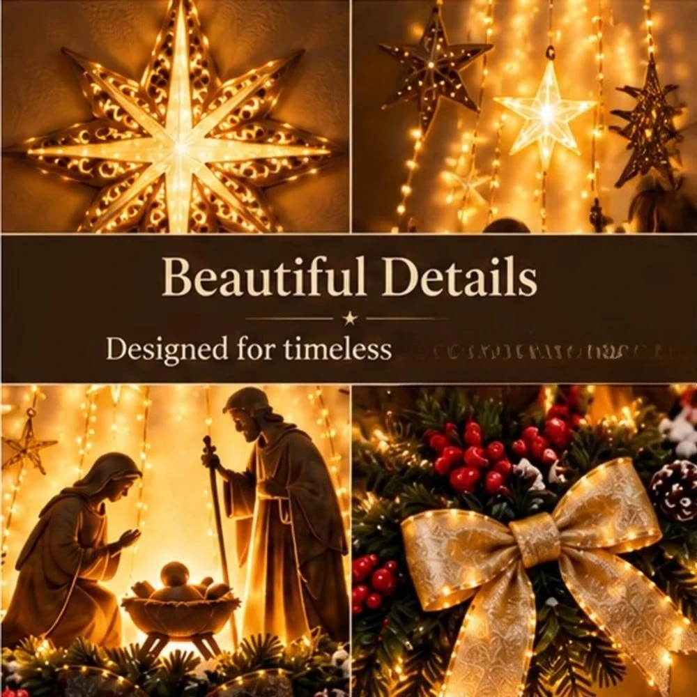 Bethlehem Star of Faith Lighte - Lighting Christmas Decor ulasan dan harga