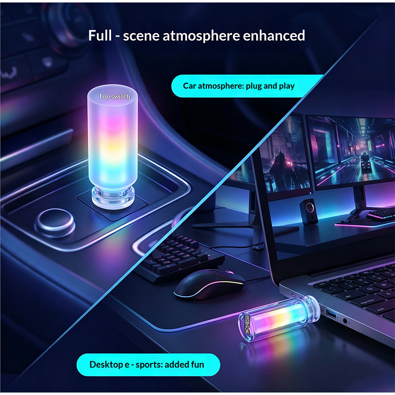 USB Glass Bottle RGB Ambient L - Lighting Mcqueen Bedroom Decor ulasan dan harga
